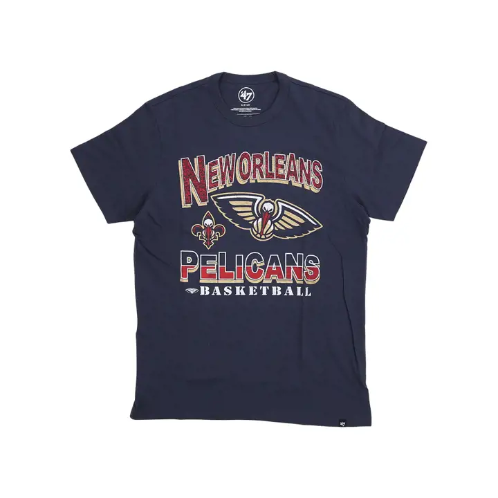 T-Shirt Franklin Navy NEW ORLEANS PELICANS NBA Court Press