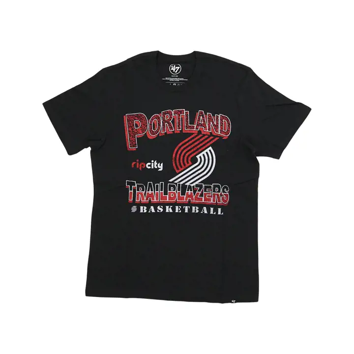 T-shirt noir Franklin NBA Court Press des Portland Trail Blazers