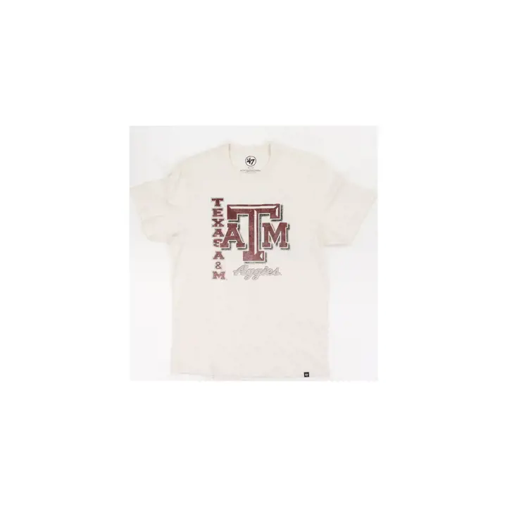 T-shirt Texas A&M Aggies NCAA Phase Out Franklin 23 Ivoire