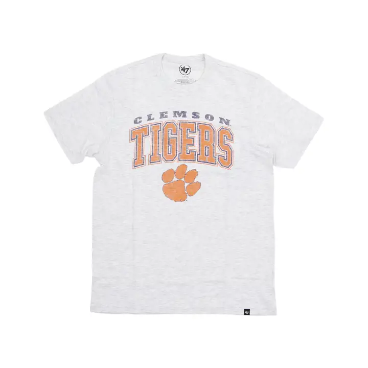 T-shirt Dôme Clemson Tigers NCAA sur Franklin 23 GRY