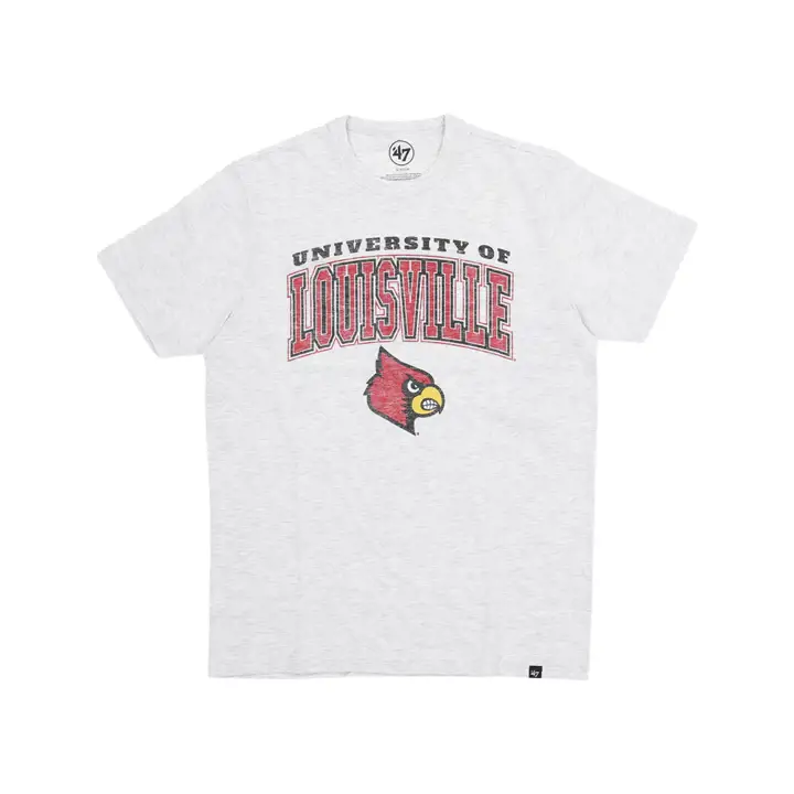 T-shirt Dôme NCAA Louisville Cardinals sur Franklin 23 GRY