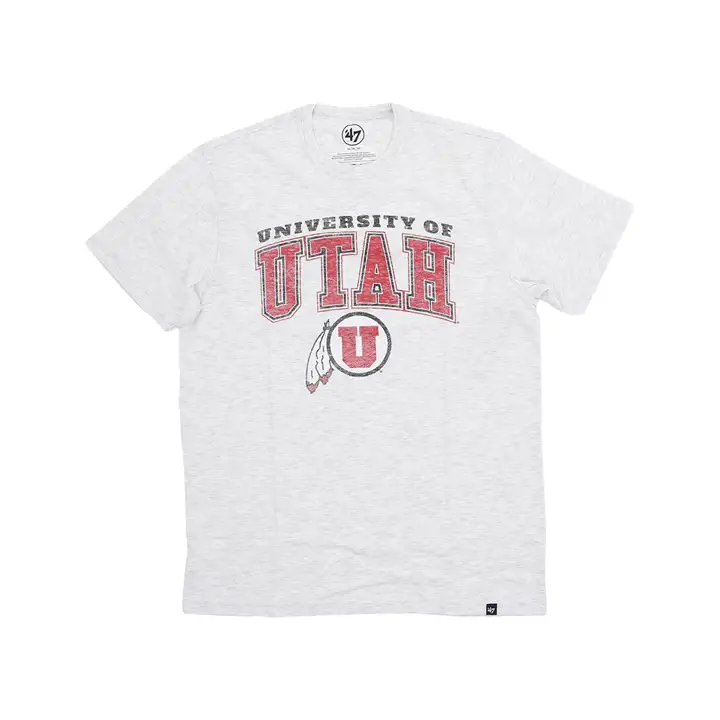 T-shirt Dôme NCAA Utah Utes sur Franklin 23 GRIS