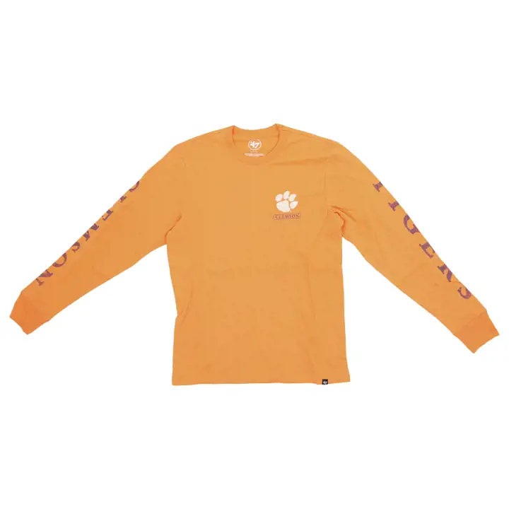 T-Shirt manches longues Clemson Tigers NCAA Triple Down 23 ORG
