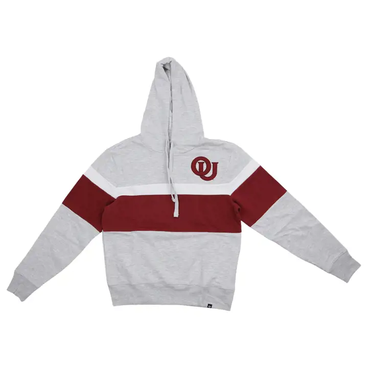 Sweat-shirt à capuche Warren NCAA Oklahoma Sooners GRY