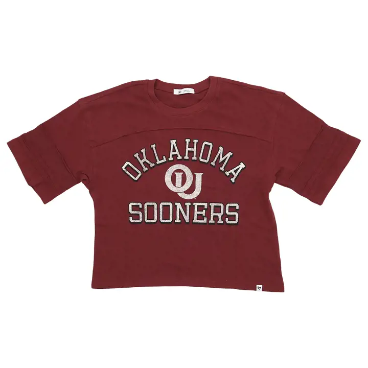 T-shirt court Stevie Oklahoma Sooners NCAA Femme 23 CRIM