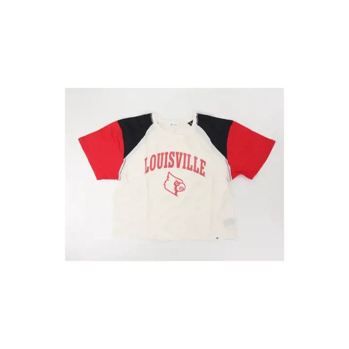 T-shirt court NCAA pour femme Louisville Cardinals Gia IVO