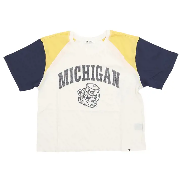 T-shirt court Gia Michigan Wolverines NCAA Femme IVO