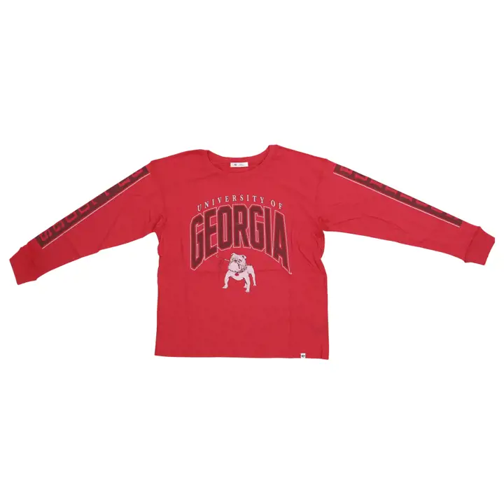 T-shirt à manches longues NCAA femme Georgia Bulldogs Soa 23 ROUGE