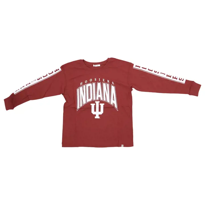 T-shirt manches longues femme Indiana Hoosiers NCAA 23 CRIM