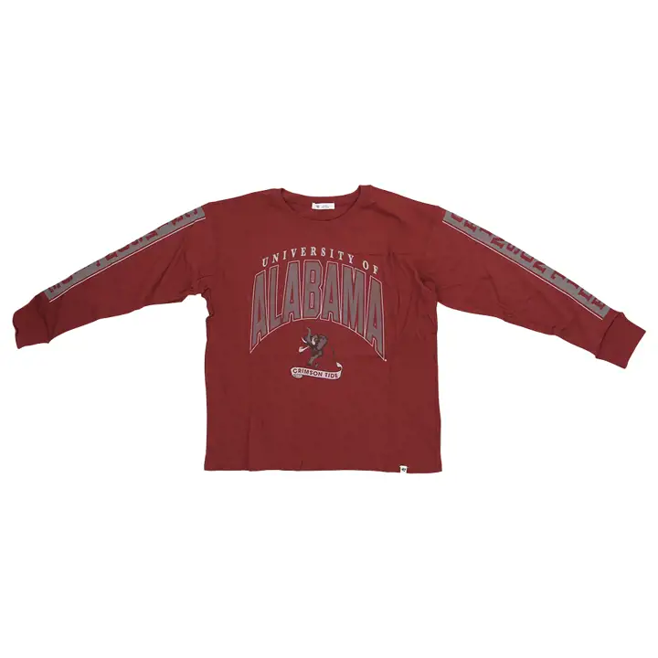 T-shirt Alabama Crimson Tide NCAA femme manches longues Soa 23 MAR