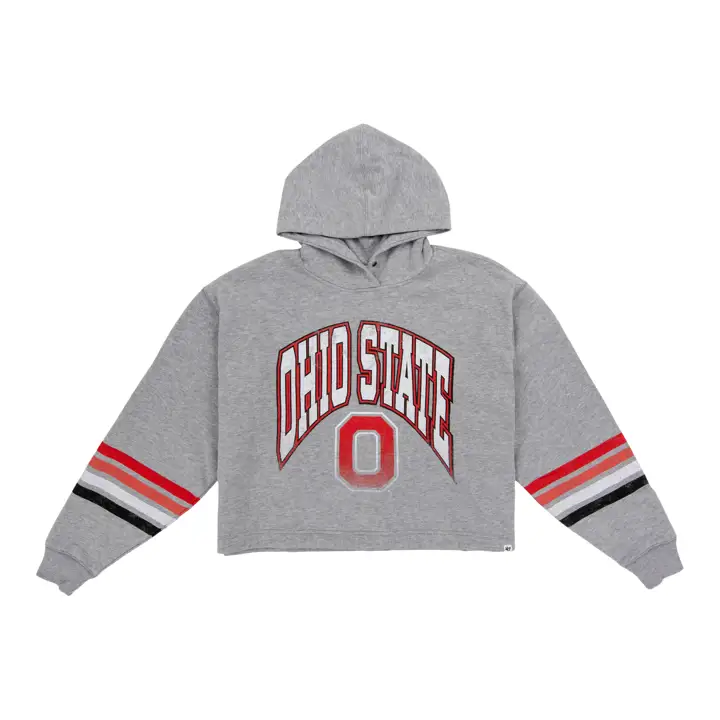 Sweat à capuche Ohio State Buckeyes NCAA Bennett pour femme 23 GRY