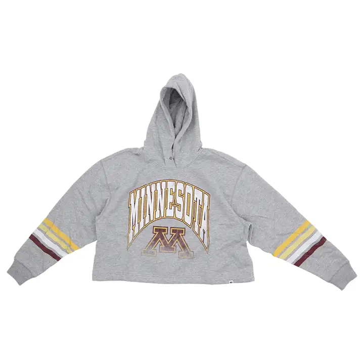 Sweat à capuche Bennett Minnesota Golden Gophers NCAA pour femme 23 GRY