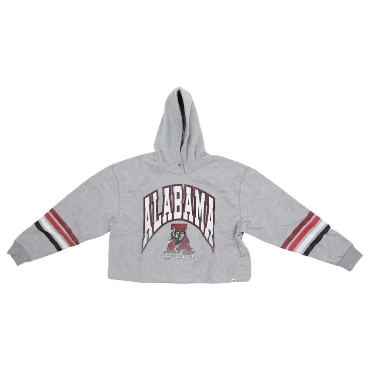 Alabama Crimson Tide NCAA Women's Bennett Hoodie 23 GRY