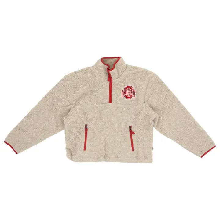 Ohio State Buckeyes NCAA Femme Snowbird 1/4 Zip 23 IVO