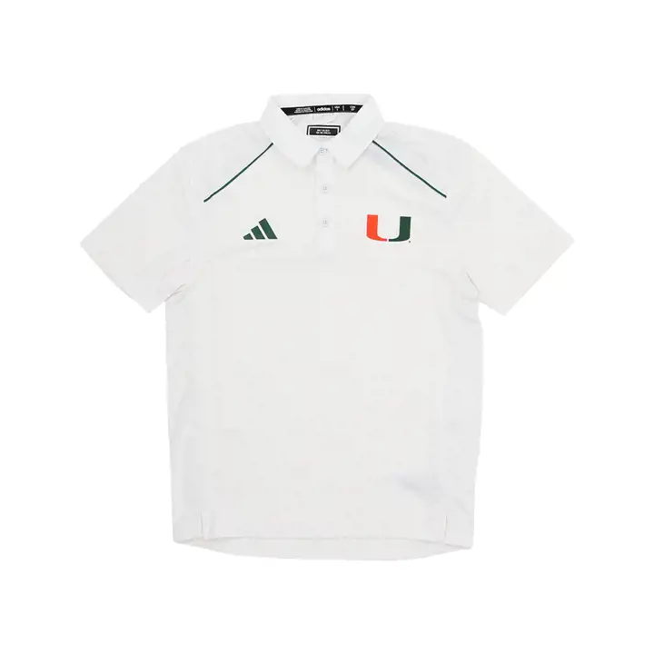 Miami Hurricanes NCAA Sideline Polo 23 BLA