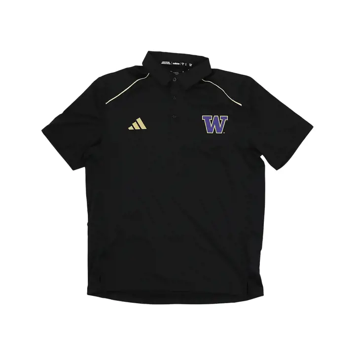 Polo Washington Huskies NCAA de bord de terrain 23 BLK