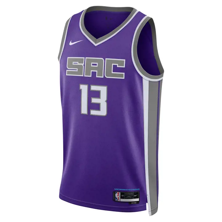 MAILLOT SWINGMAN NBA SACRAMENTO KINGS ICON PUR KEEGAN MURRAY