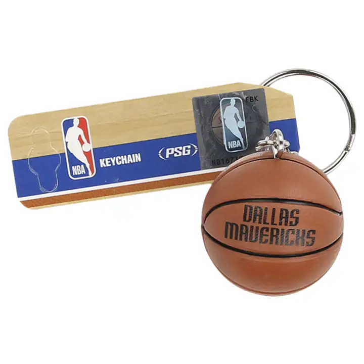 Porte-clés de basketball des Dallas Mavericks Orange/Noir