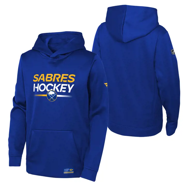 Buffalo Sabres NHL chandail à capuchon Authentique Pro bleu pour jeunes