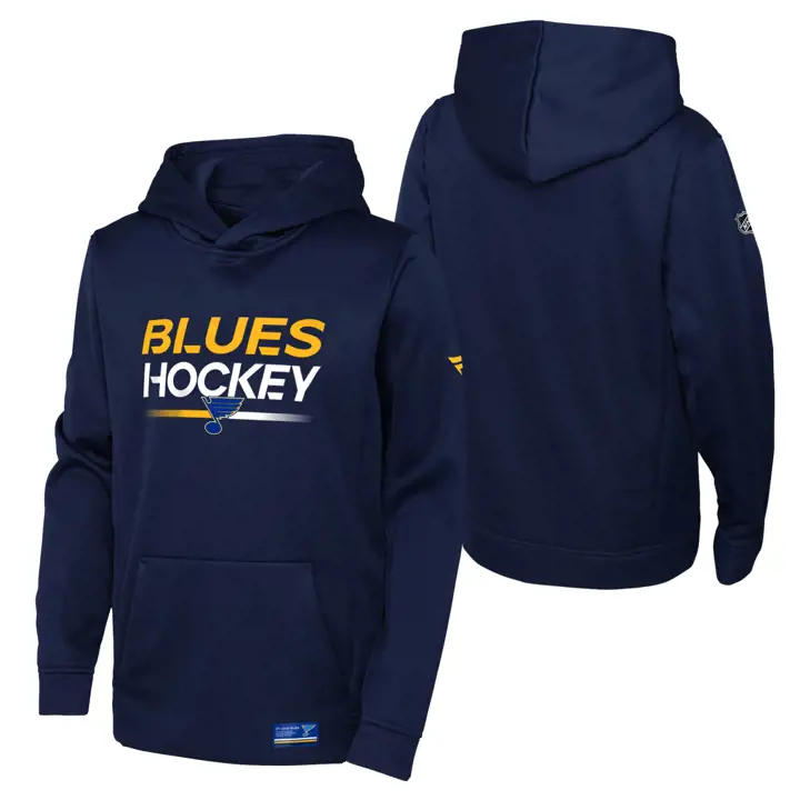 St. Louis Blues NHL Authentic Pro Youth Hood Bleu