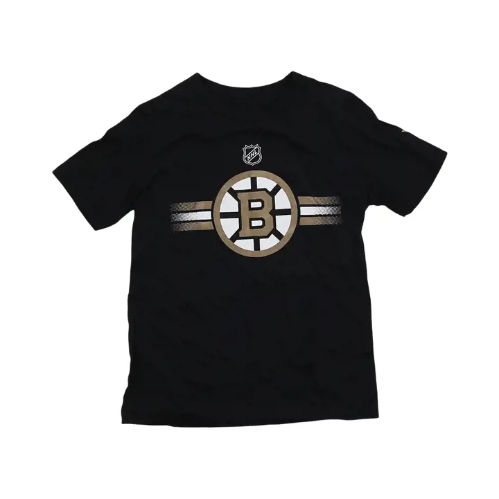 T-shirt Boston Bruins NHL Youth Authentic Pro Logo noir