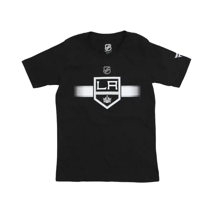 T-shirt logo Los Angeles Kings NHL Youth Authentic Pro noir