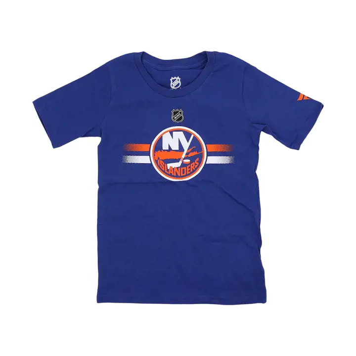 New York Islanders NHL T-shirt logo authentique Pro junior bleu