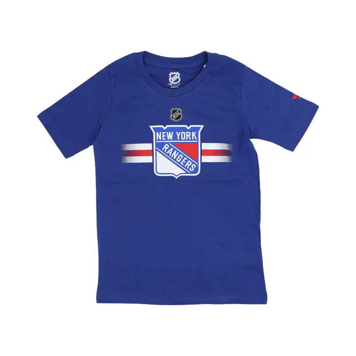 T-shirt New York Rangers NHL Authentic Pro Logo pour jeune bleu
