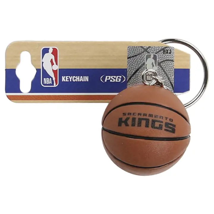 Sacramento Kings Basketball Porte-clés Org/ Noir