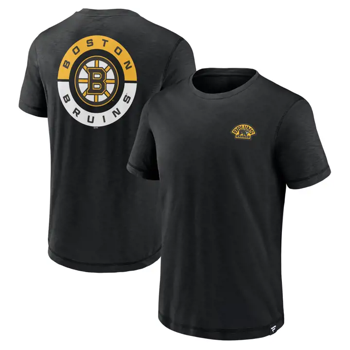 T-shirt Boston Bruins NHL Rinkside Slub Noir