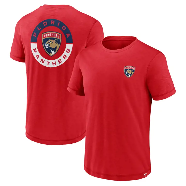 T-shirt rouge Florida Panthers NHL Rinkside Slub