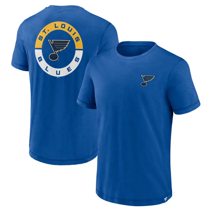 T-shirt St. Louis Blues NHL Rinkside Slub bleu