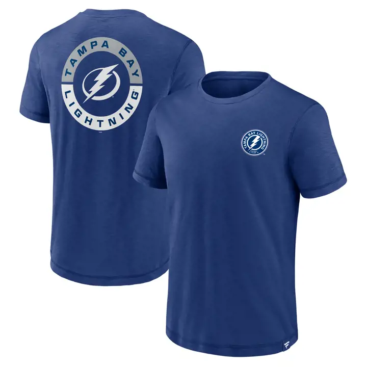 T-shirt Tampa Bay Lightning NHL Rinkside Slub bleu