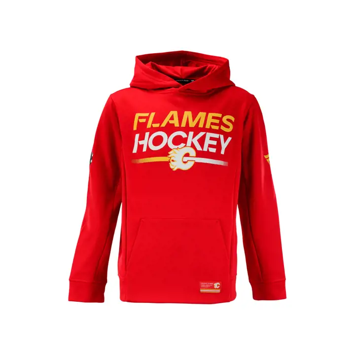 Calgary Flames LNH Jeune Authentique Pro Capuche rouge