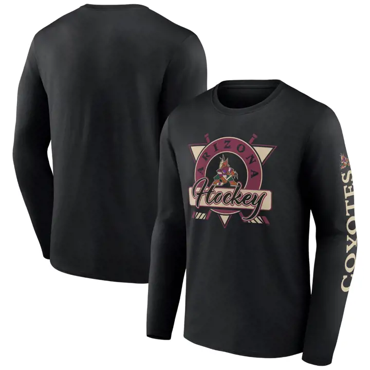 T-shirt à manches longues Arizona Coyotes NHL Rinkside noir