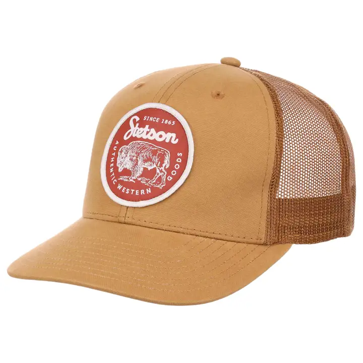 Stetson STETSON BISON PATCH TRUCKER sable/rouge