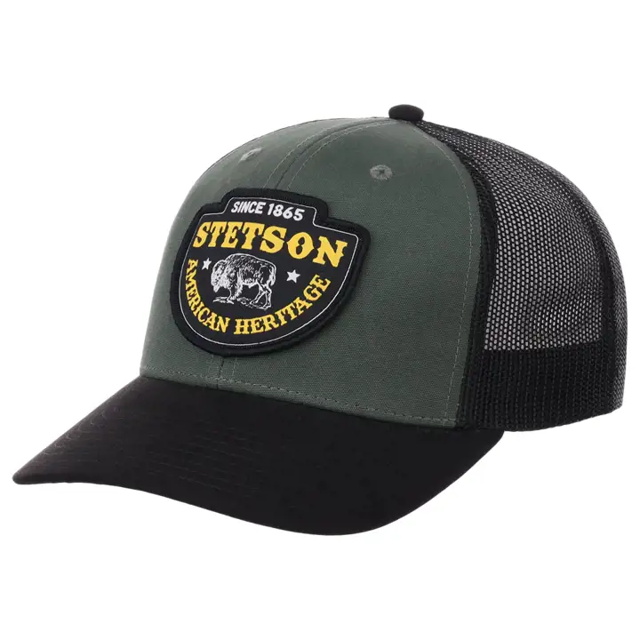Stetson STETSON ARRROWHEAD PATCH TRUCKER olv/noir