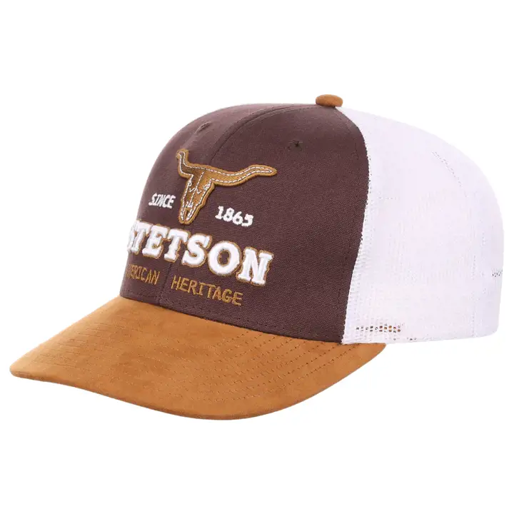 Stetson STETSON LONGHORN HEAD TRUCKER marron