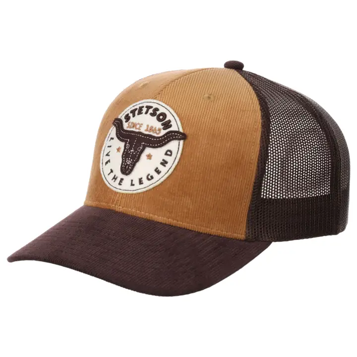 Stetson STETSON LONGHORN TRUCKER bleu/marron