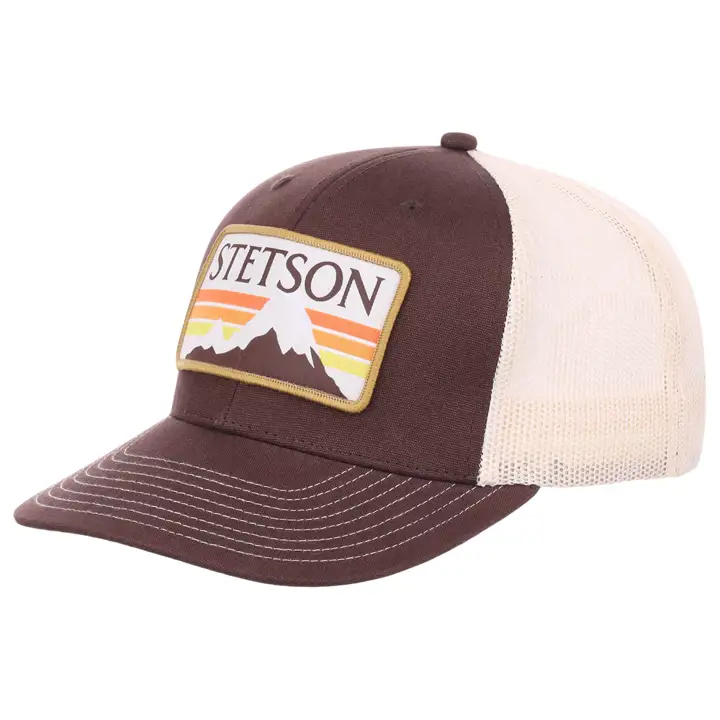 Stetson STETSON MOUNTAIN PATCH TRUCKER brn/wht