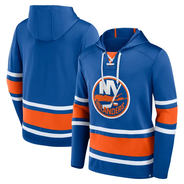 Sweat à capuche en dentelle NHL Rinkside des Islanders de New York bleu