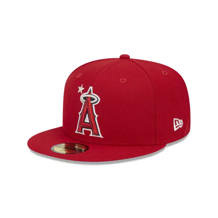 Casquette 59Fifty Anaheim Angels 2023 MLB ASG Workout rouge
