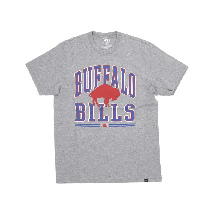 T-shirt Franklin Buffalo Bills NFL Hard Line Legacy 23 Gris Ardoise
