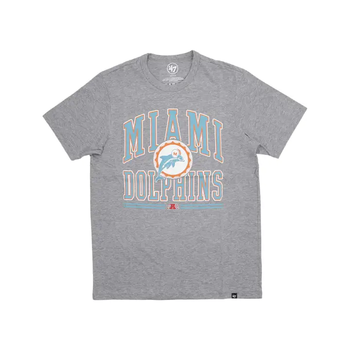 T-shirt Franklin Legacy Hard Line Miami Dolphins NFL 23 gris