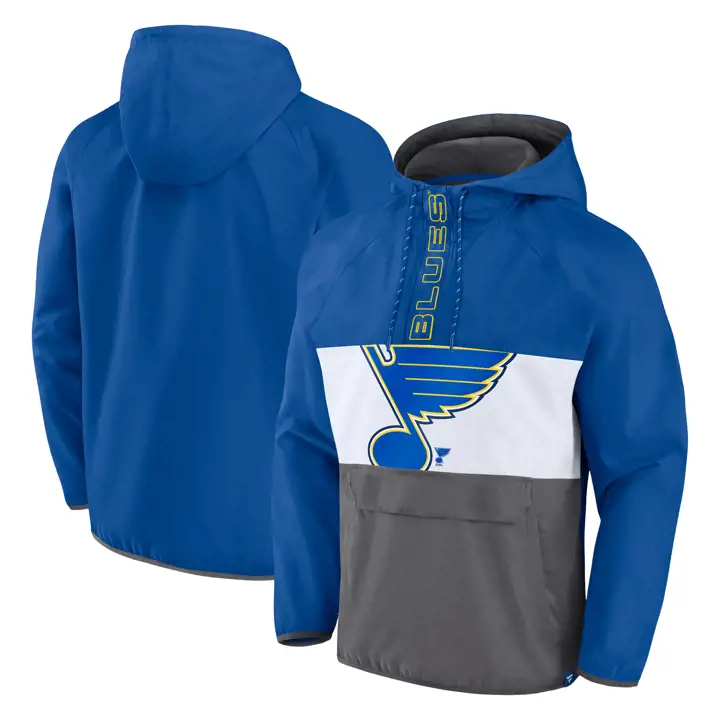 Veste anorak CB Bleue LNH St. Louis Blues