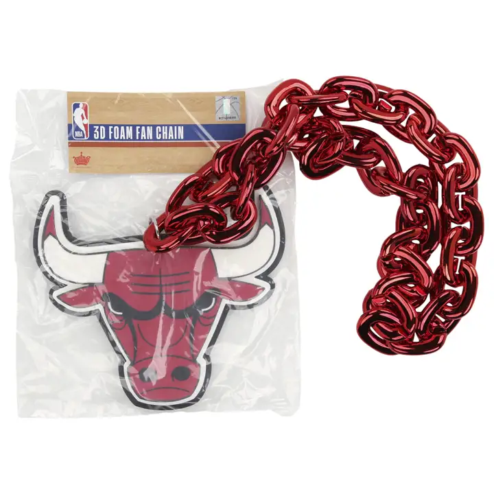 Chaînes de fans des Chicago Bulls rouges