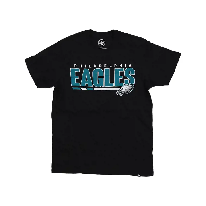 T-shirt EAGLES NFL Blitz Strike Super Rival SS 23 noir