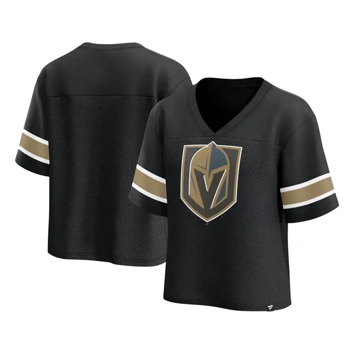 Haut mode en résille Vegas Golden Knights NHL pour femme 23 blk