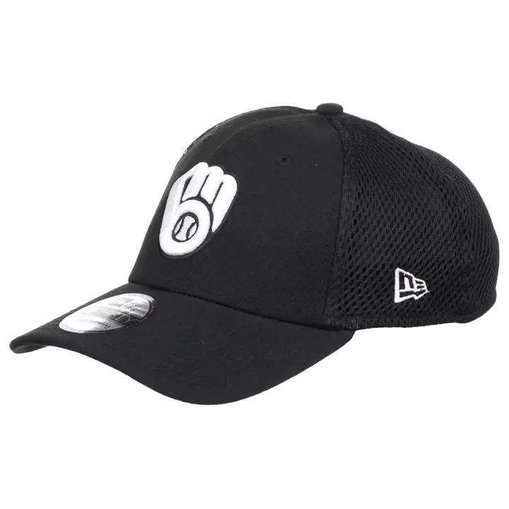 Milwaukee Brewers Noir Blanc 39THIRTY NEO Noir/Blanc