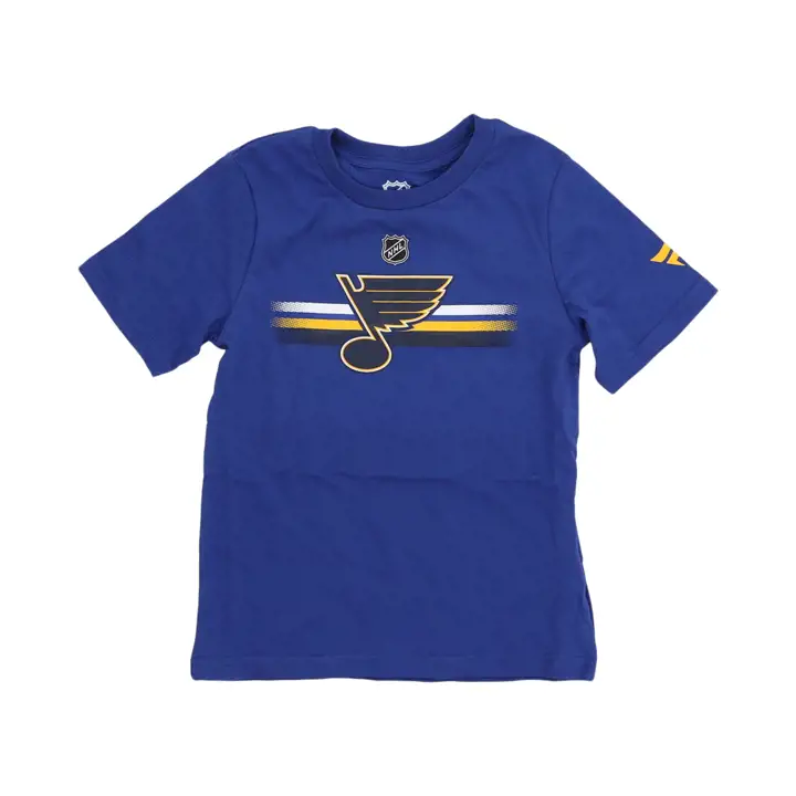 T-shirt authentique St. Louis Blues NHL pour enfants avec logo, bleu